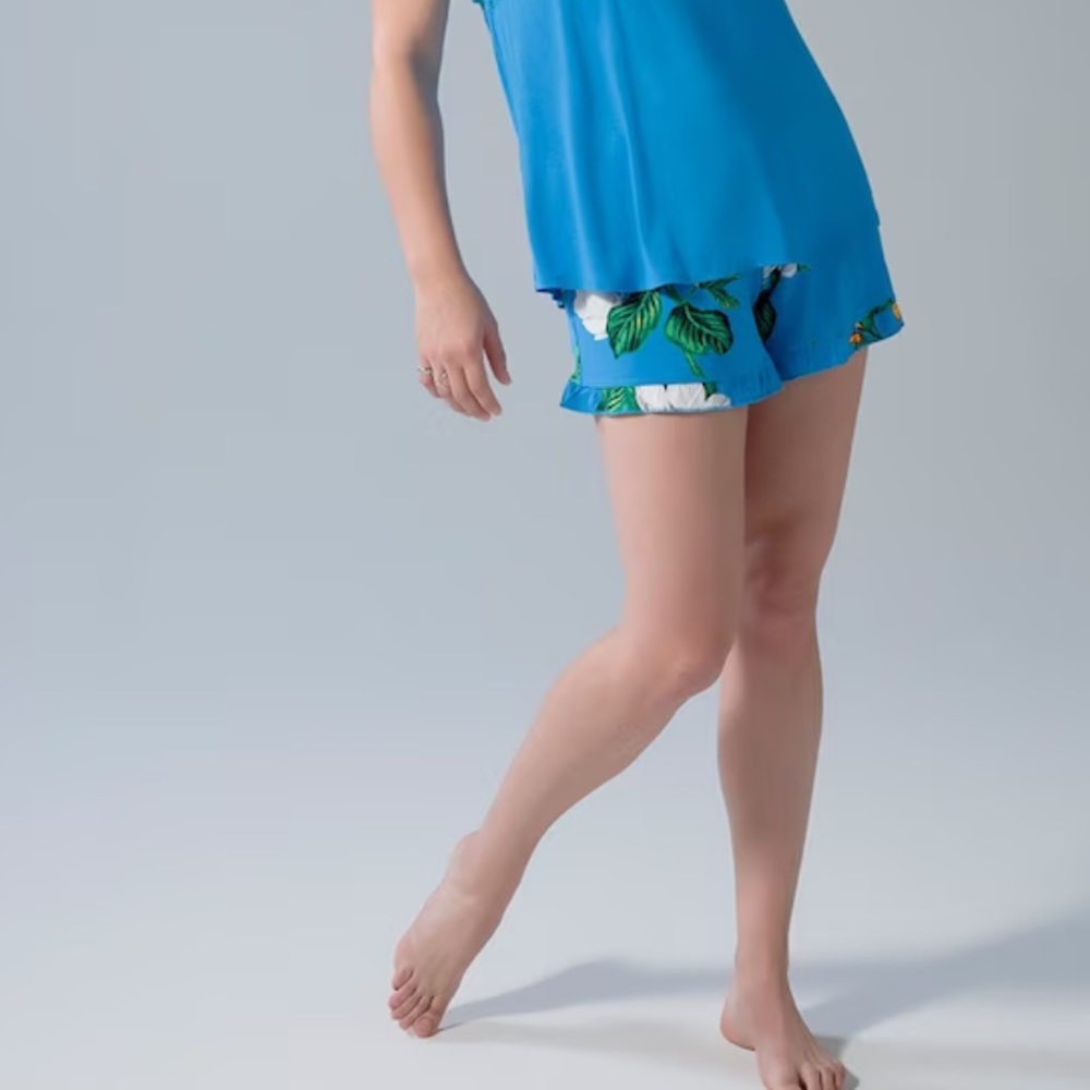 SOMA Cool Nights Flowered Shorts